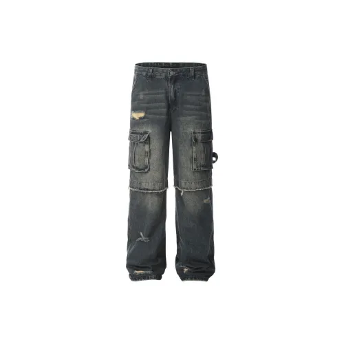 GBXM Jeans Unisex Vintage Blue