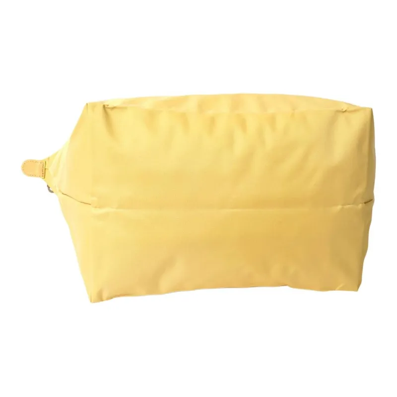 LONGCHAMP Le Pliage Recycled Polyamide Canvas Canvas Bag Dumpling Bag Handbags Medium Size Women's Yellow-3