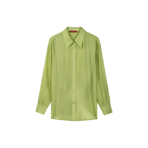 THE SEA LIFE Shirts Women's Moss Green Color