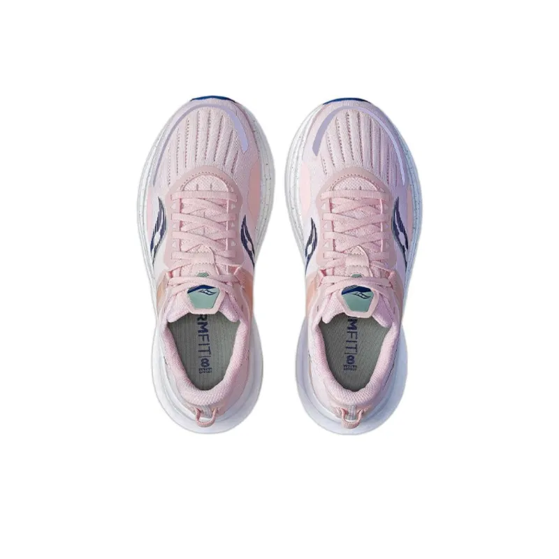Saucony Tempus Cushioning And Breathable Low Top Running Shoes Women's Pink-3