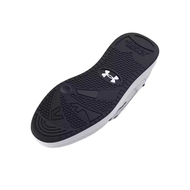 Under Armour Official Slip Resistant, Abrasion Resistant, Lightweight Low Top Skateboard Shoes Men's White Black-5