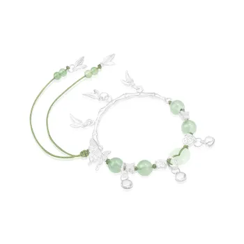 Thuban Ark Colored Glaze Jade Bracelets Women's