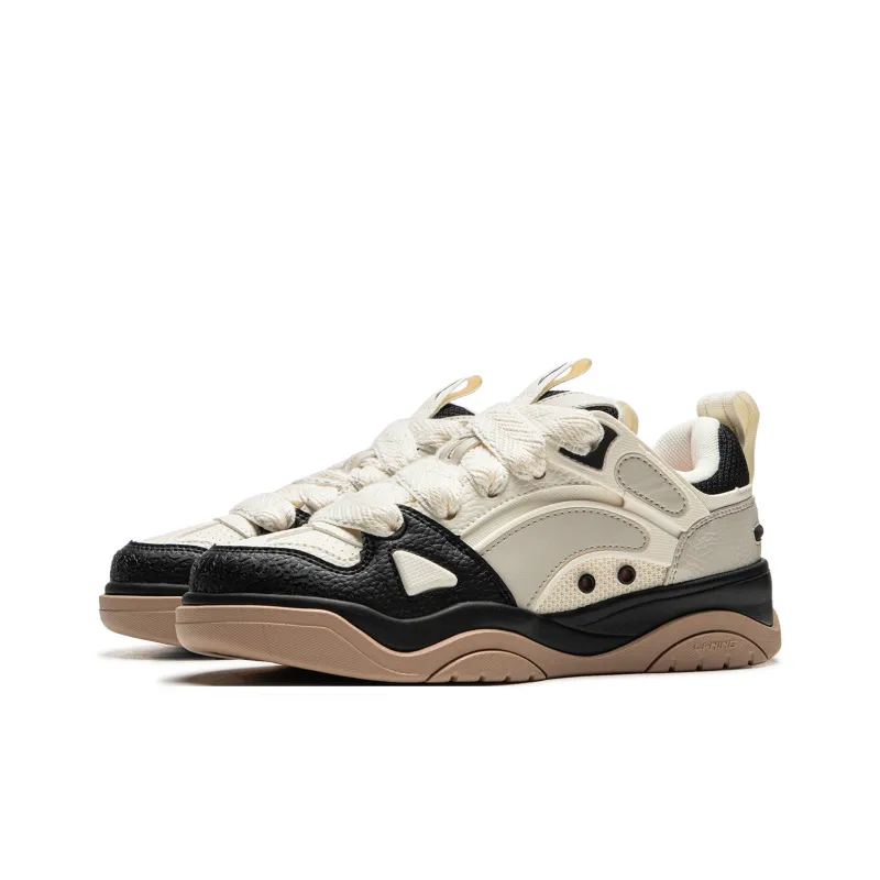 LiNing Jingcheng 2.0 V2 Low-Top Skateboard Shoes Women's Oat Gray-2
