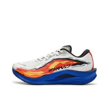 QIAODAN Strong Winds 2.0 Running Shoes Women's Low-Top Jordan White Dazzling Blue