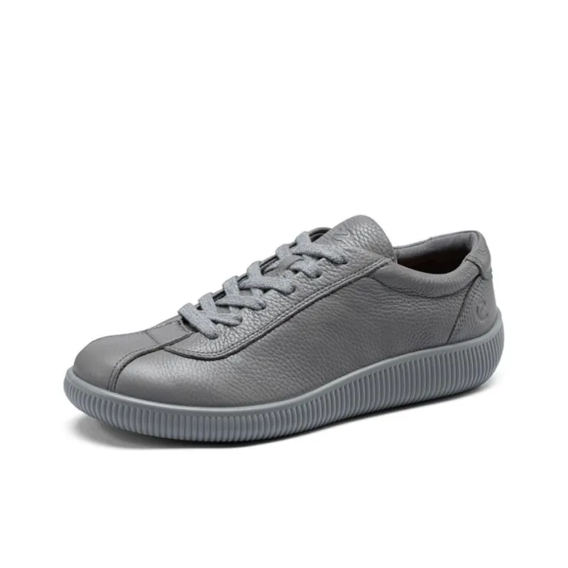 Ecco Low Top Casual Shoes Men's Gray-1