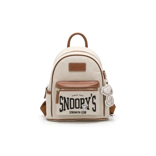 SNOOPY Backpacks Off White