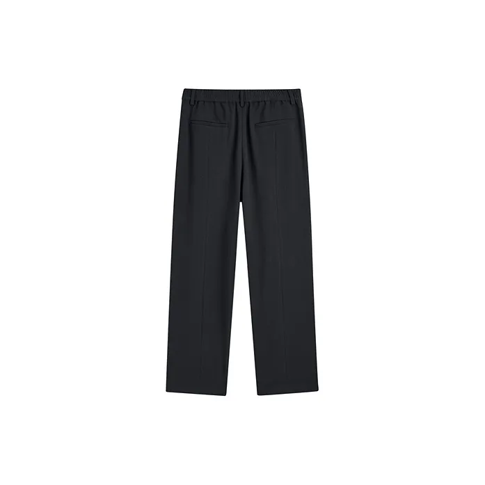 PEACEBIRD MEN Business Black Men's Suit Trouser With Casual Pants Men's-1