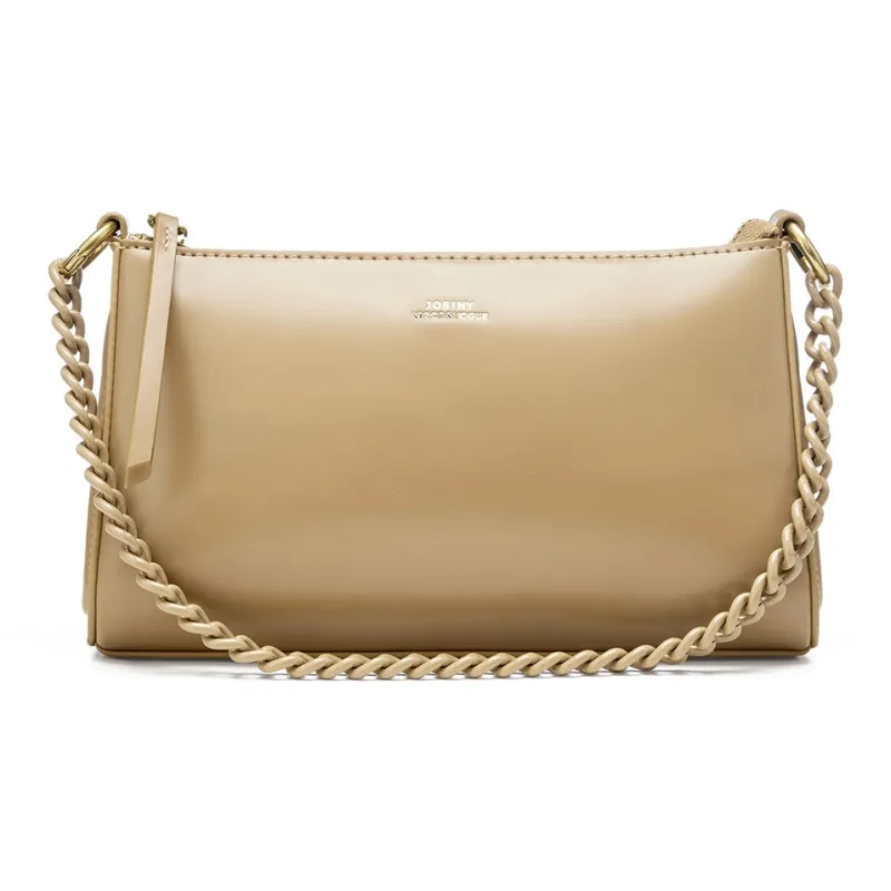 JOSINY PU Shoulder Bag, Crossbody Bag Regular Women's Black/Camel/Ecru-4