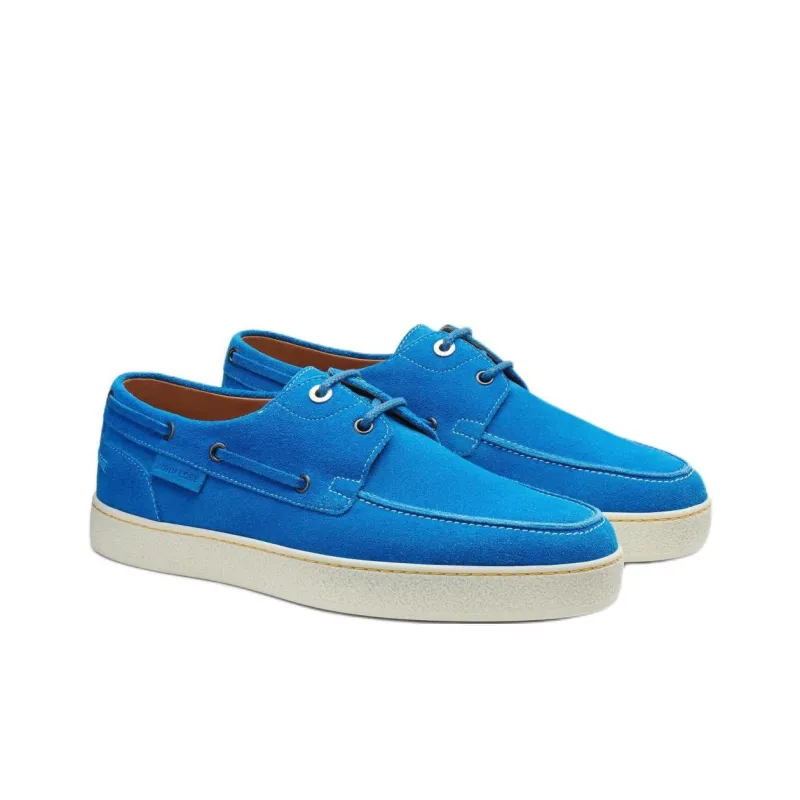 JOHN LOBB Pier Boat Shoes Men's Blue-2