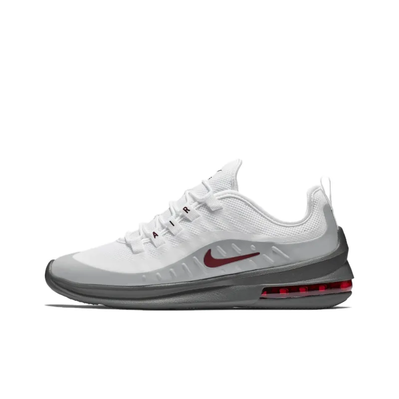 Nike Air Max Axis Breathable Low Top Casual Running Shoes Men's White Gray-0