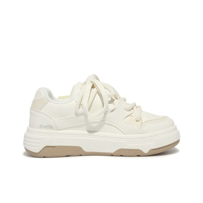 OAOQ Cushioning Wear-Resistant Low-Top Skateboard Shoes Women's-3