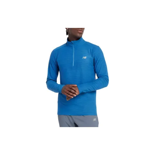 New Balance Shirts Men Blue