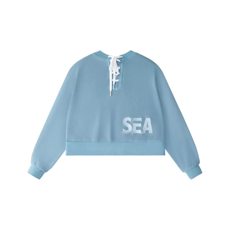 FILA FUSION Sweatshirt Women's Comfort Blue-1