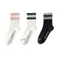3 Pack (White with Pink Stripes, White Black Stripes, Black Blue Stripes)