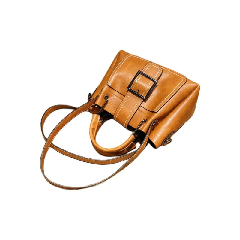 TTaG．baG PU Shoulder Bag Regular Women's Black/Red/Green/Brown/Orange-11