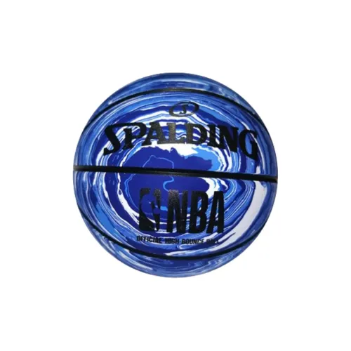 SPALDING Rubber Basketball Camouflage Blue Mini Balls Training Kids'