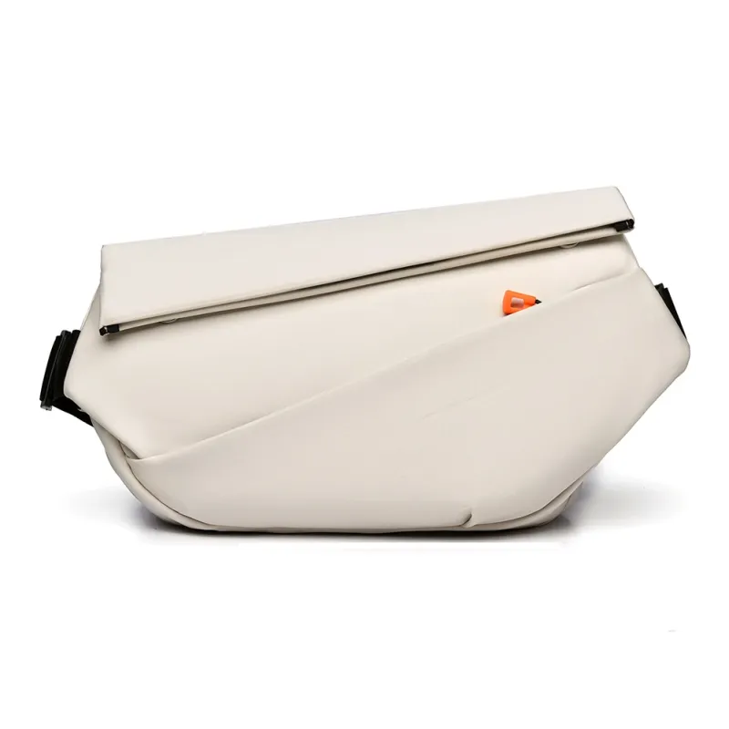 OURFUN PU Sling Bag Regular Unisex Ecru/Gray/Black/Apricot-0