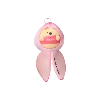 Disney Peachy Collection Winnie The Pooh Dolls Plush Pendant 12cm High 6.5cm Length