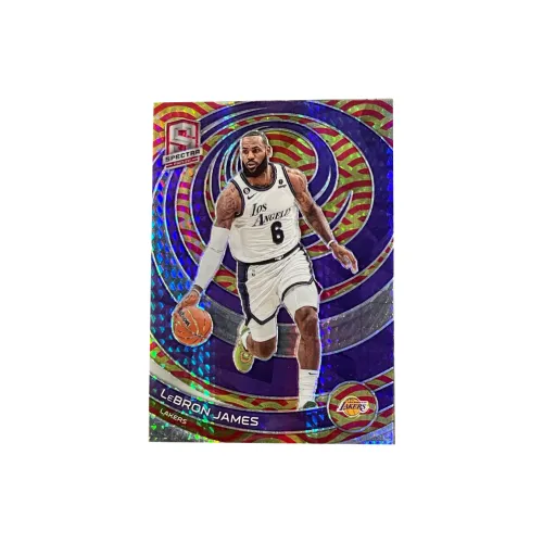 PANINI LeBron James Spectrum Dragon Scale Fold 75 Mesh Refringence Lakers Star Card Pass Sports Cards 1 Pc