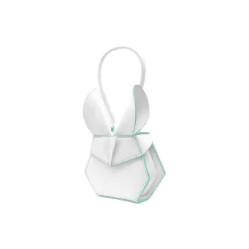 BEDROOM SOCIETE BEDRU：M SCSJETE Calfskin Shoulder Bag Crossbody Bag Handbag Mini Women's White
