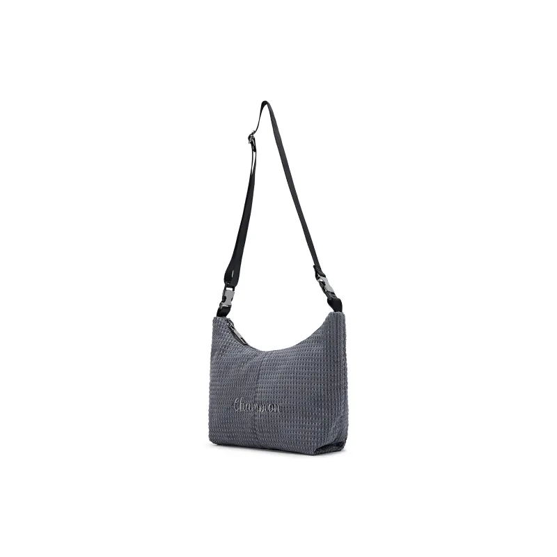 Champion Fabric Shoulder Bag Regular Unisex Silver/Medium Gray/Black/Light Blue-13