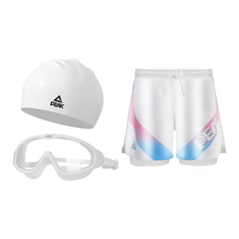 PEAK Swimming Sets Polyester Elastane PC Resin Silicone Water Park Seaside Vacation Indoor Pool Men's-8