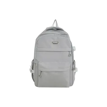 Parker Bear Nylon Backpack Unisex Orange/Green/Gray/Black