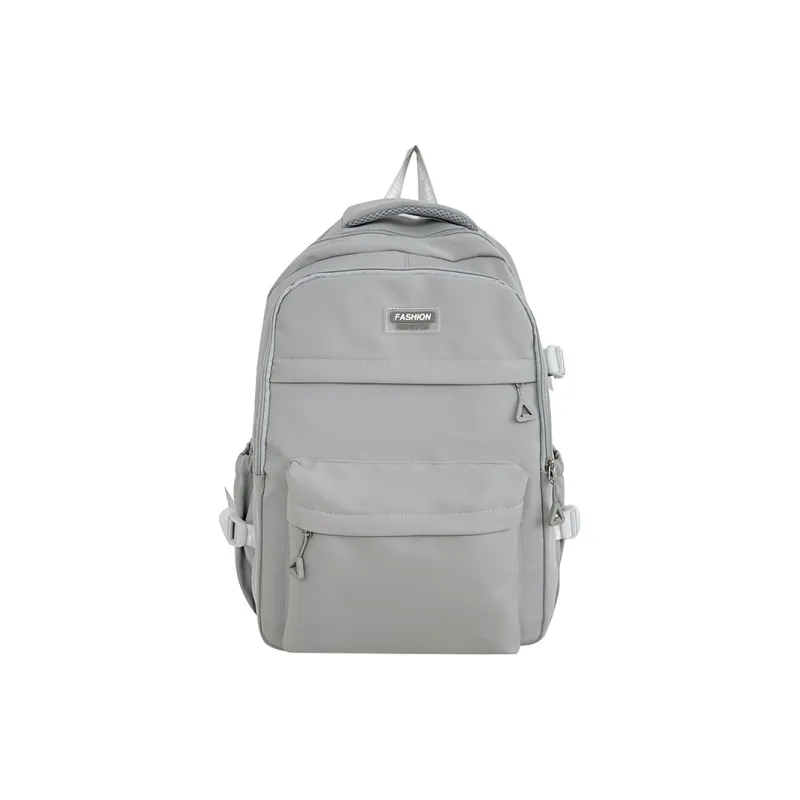 Parker Bear Nylon Backpack Unisex Orange/Green/Gray/Black-0