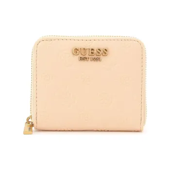 GUESS PU Polyurethane Wallet Small Size Women's Light Beige