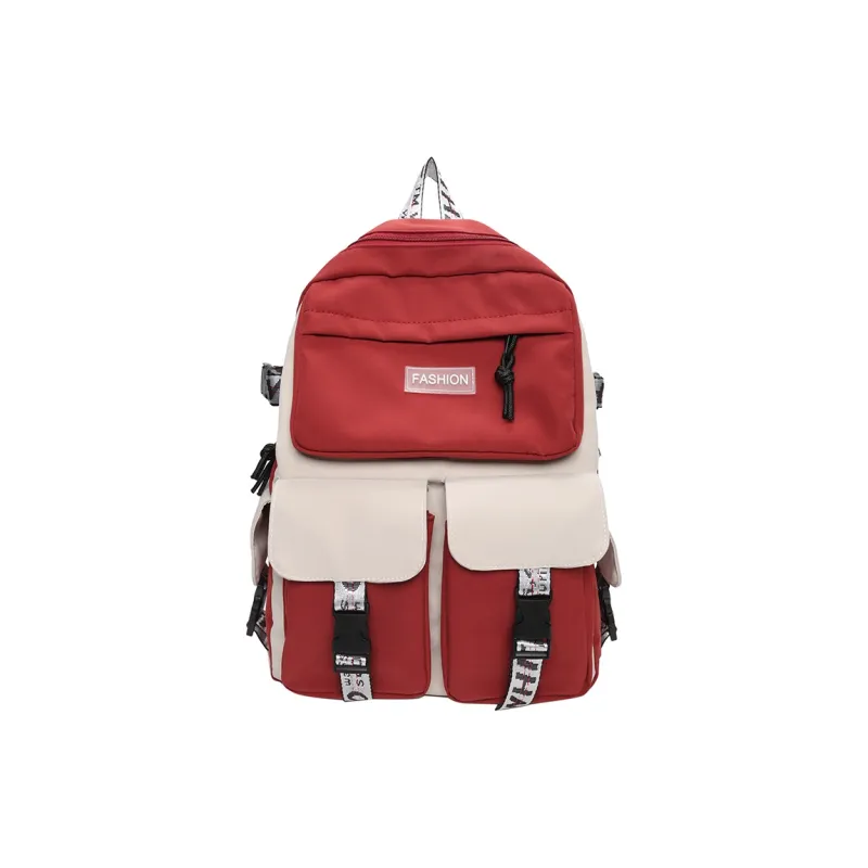 Venerable Brahma Nylon Backpack Women's Black/Red/Purple/Blue-1