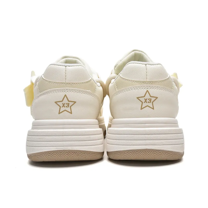 OAOQ Cushioning Wear-Resistant Low-Top Skateboard Shoes Women's-4