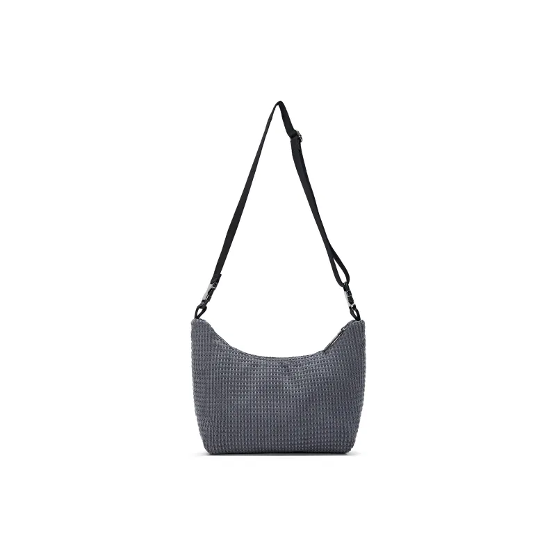 Champion Fabric Shoulder Bag Regular Unisex Silver/Medium Gray/Black/Light Blue-15