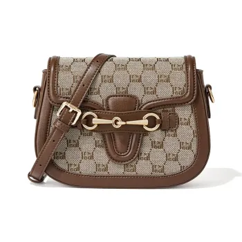 RED DRAGONFLY Fabric Crossbody Bag Regular Women's Coffee
