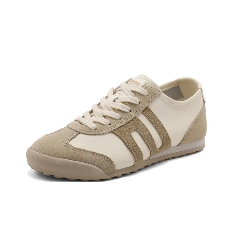 BELLE Casual Shoes Women's Low Top Gray/Apricot-5