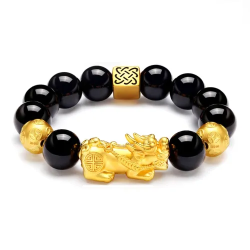 Asia Star Colored Glaze Jade Bracelets Men's