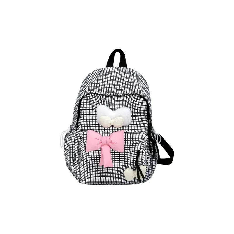 Elsvet Nylon Backpack Women's Blue/Purple/Green/Pink/Black-12