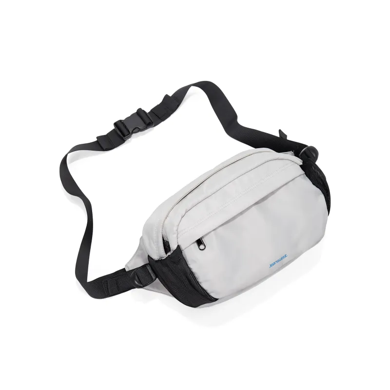 JEANSWEST Fabric Dumpling Bag One Shoulder Crossbody Sling Bag Fanny Pack Regular Unisex Black/Gray/Army Green-9