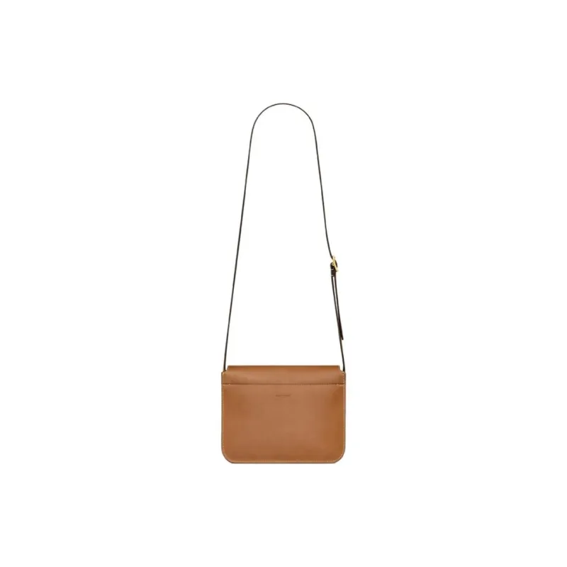 SAINT LAURENT Niki Vegetable Tanned Leather Cow Leather Messenger Bag, Crossbody Bag, Shoulder Bag Unisex Brick-3