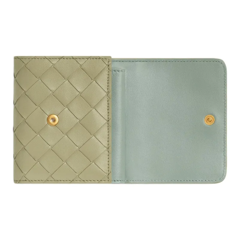 Bottega Veneta Intrecciato Tri Fold Wallet-2