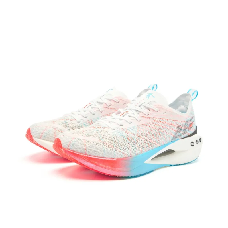 QIAODAN Flying Shadow PRO Cushioning Anti-Slip And Wear-Resistant Low-Top Running Shoes Men's Jordan White Ice Blue-2