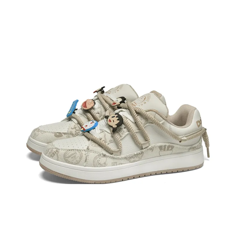 DoraemonA Box Limited Edition Puffy Shoes Low-Top Skateboard Shoes Unisex-236