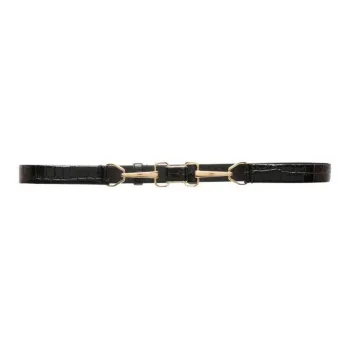 Maje Horsebit buckle Leather Belt