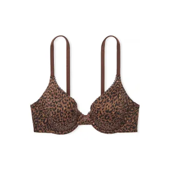 Victoria's Secret BODY BY VICTORIA Lightly Lined Lace-Trim Full-Coverage/A S Bra Women's Brown
