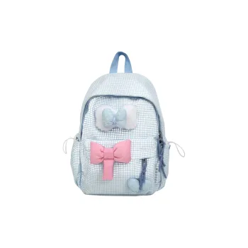 Elsvet Nylon Backpack Women's Blue/Purple/Green/Pink/Black