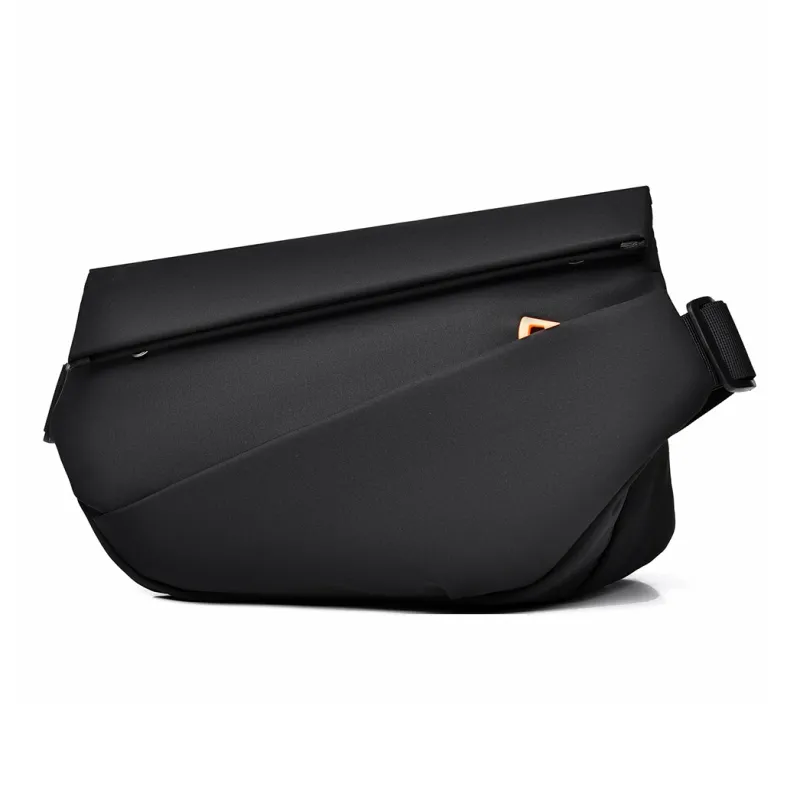 OURFUN PU Sling Bag Regular Unisex Ecru/Gray/Black/Apricot-3