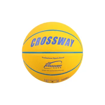 CROSSWAY Size 5 Indoor Outdoor Universal Basketball PU Yellow Unisex