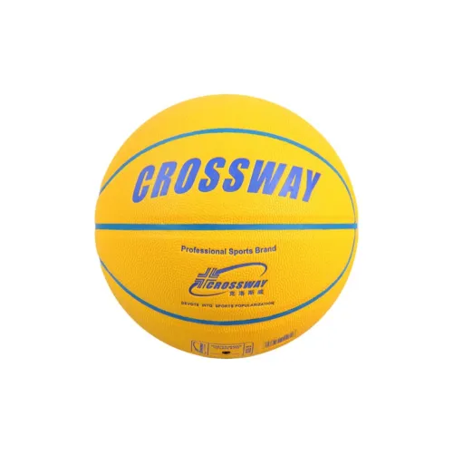 CROSSWAY Size 5 Indoor Outdoor Universal Basketball PU Yellow Unisex