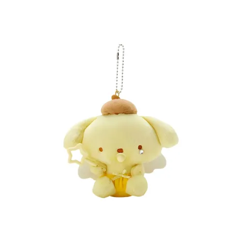 Sanrio Pompompurin Angel Baby Collection Yellow Dolls Plush Pendant 9cm High