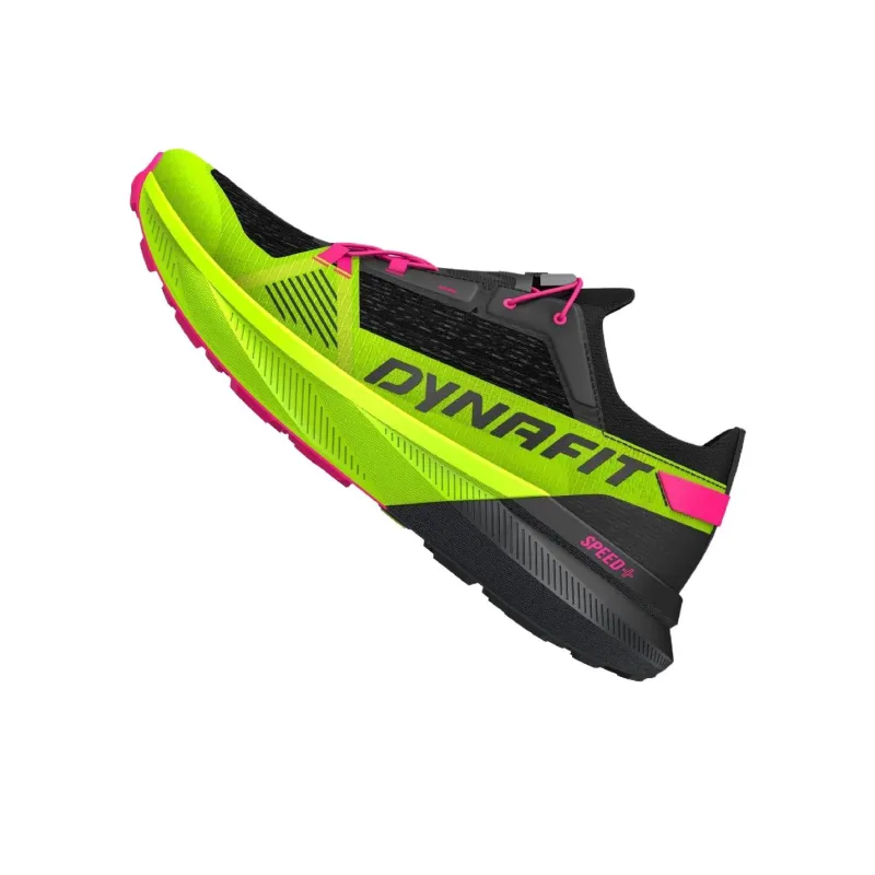 DYNAFIT Anti-Slip Wear-Resistant Low-Top Trail Running Running Shoes Unisex Black Green-2