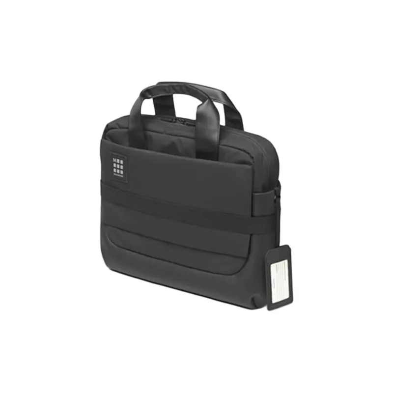 MOLESKINE Nylon Fabric Shoulder Bag Crossbody Bag Handbag Men's Black/Gray-0